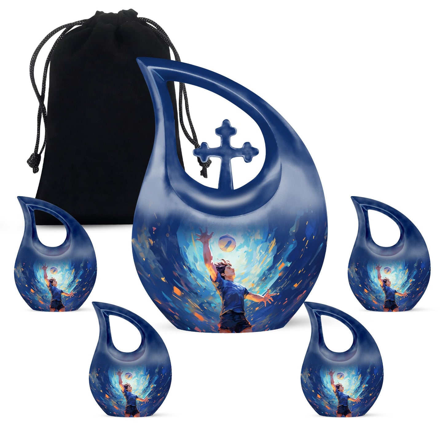 10-inch Cross Drop Serve In The Urn