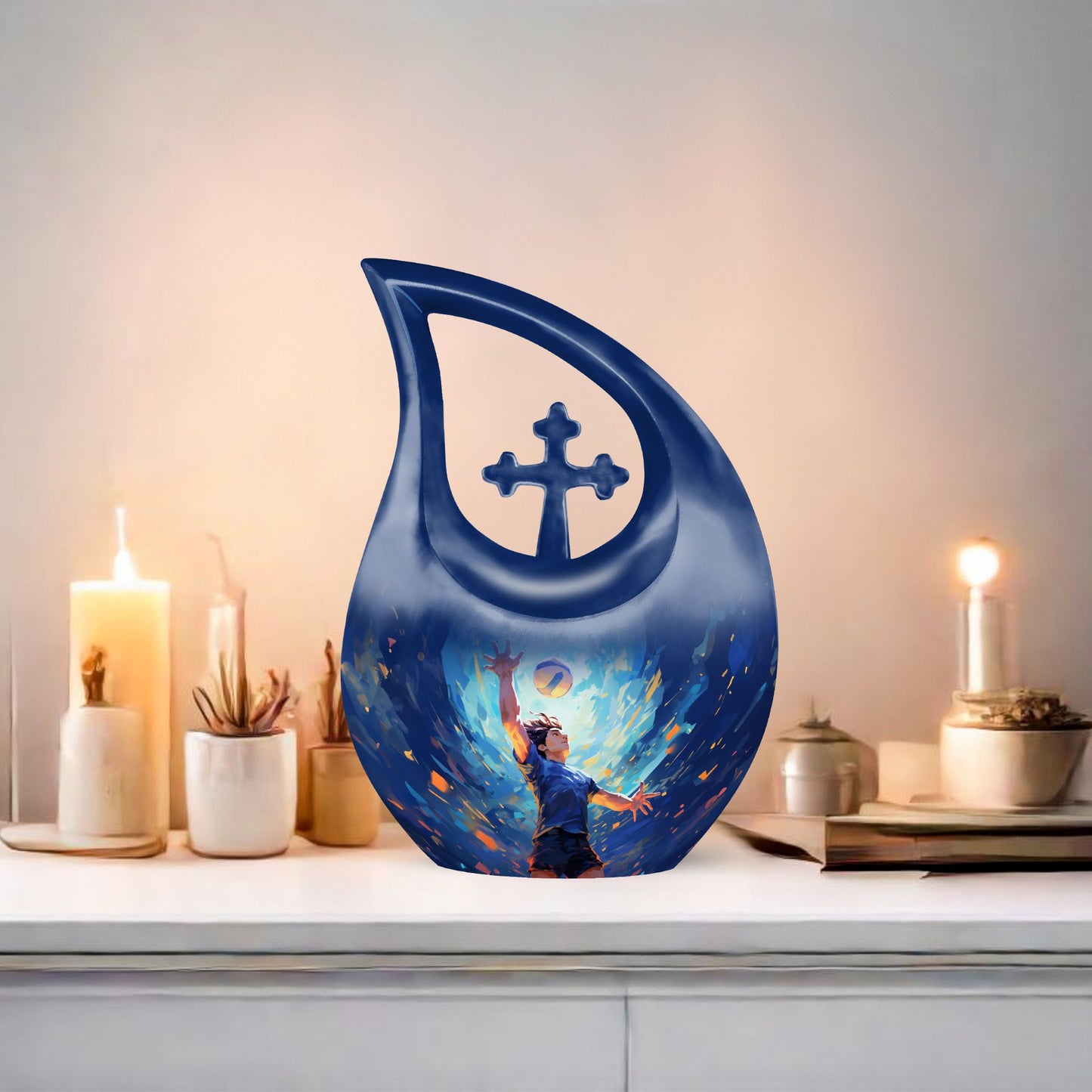 10-inch Cross Drop Serve In The Urn