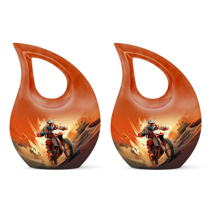 10 Inch Motocross Rush Urn 
