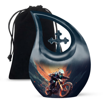 10 inch Motocross Challenge Urn