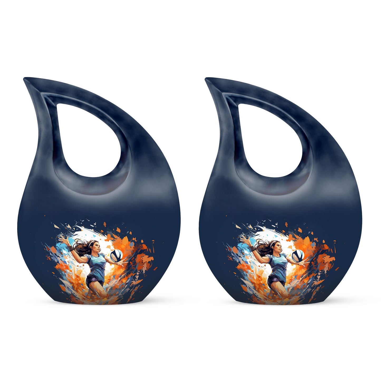 10-inch Volleyball Energy Urn,