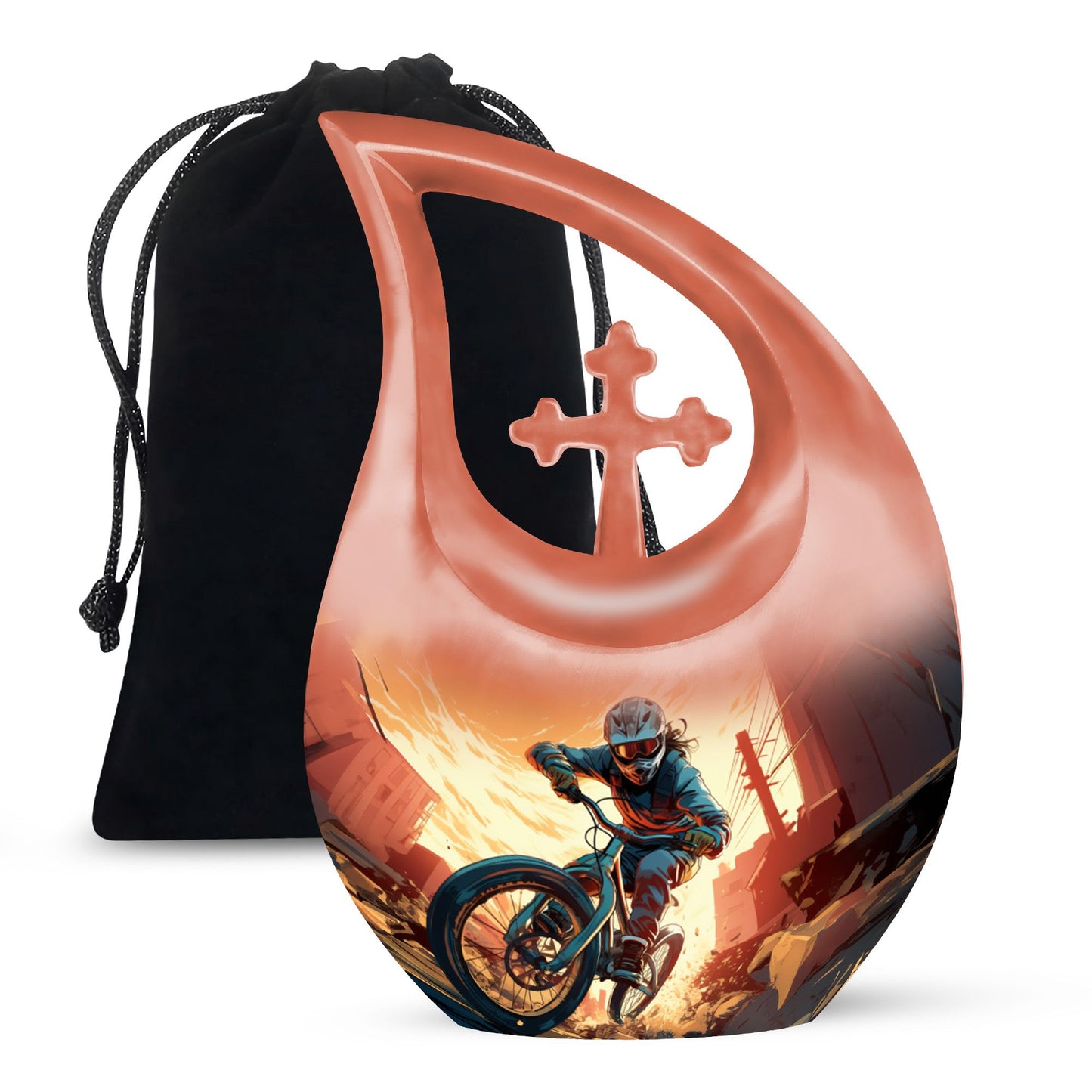 Urban BMX Freestyler Cross Drop large urn 