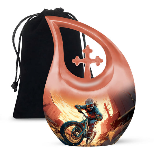 Urban BMX Freestyler Cross Drop large urn 