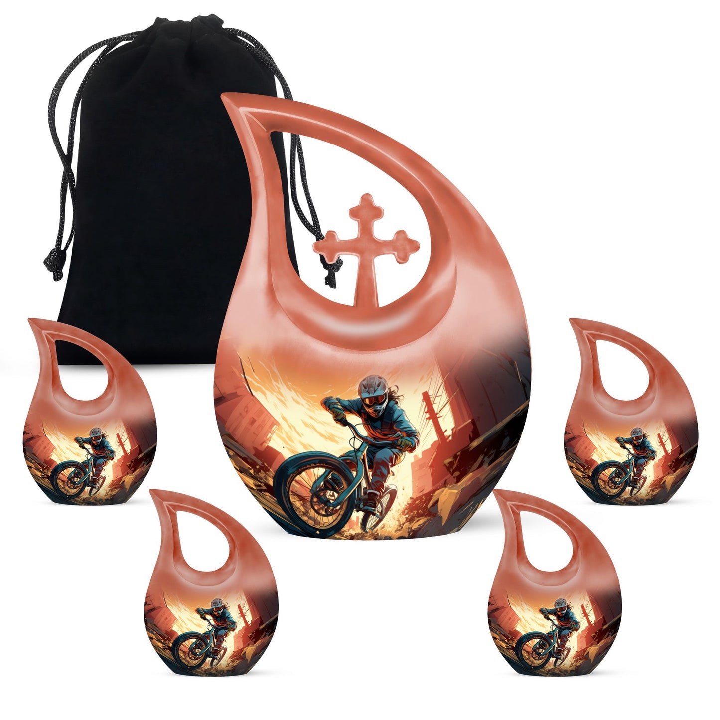 Urban BMX Freestyler Cross Drop large urn 