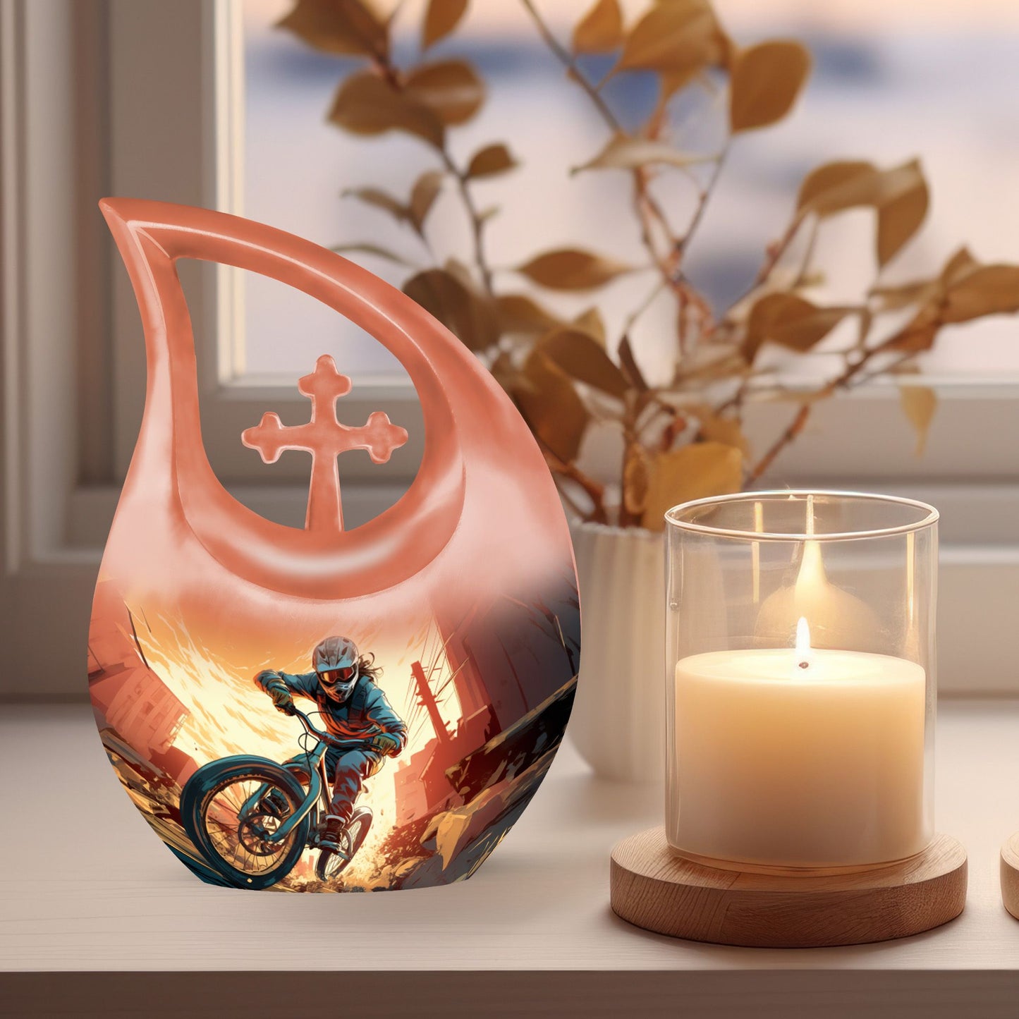Urban BMX Freestyler Cross Drop large urn 