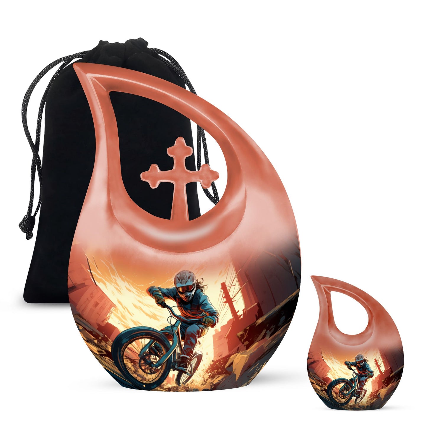 Urban BMX Freestyler Cross Drop large urn 
