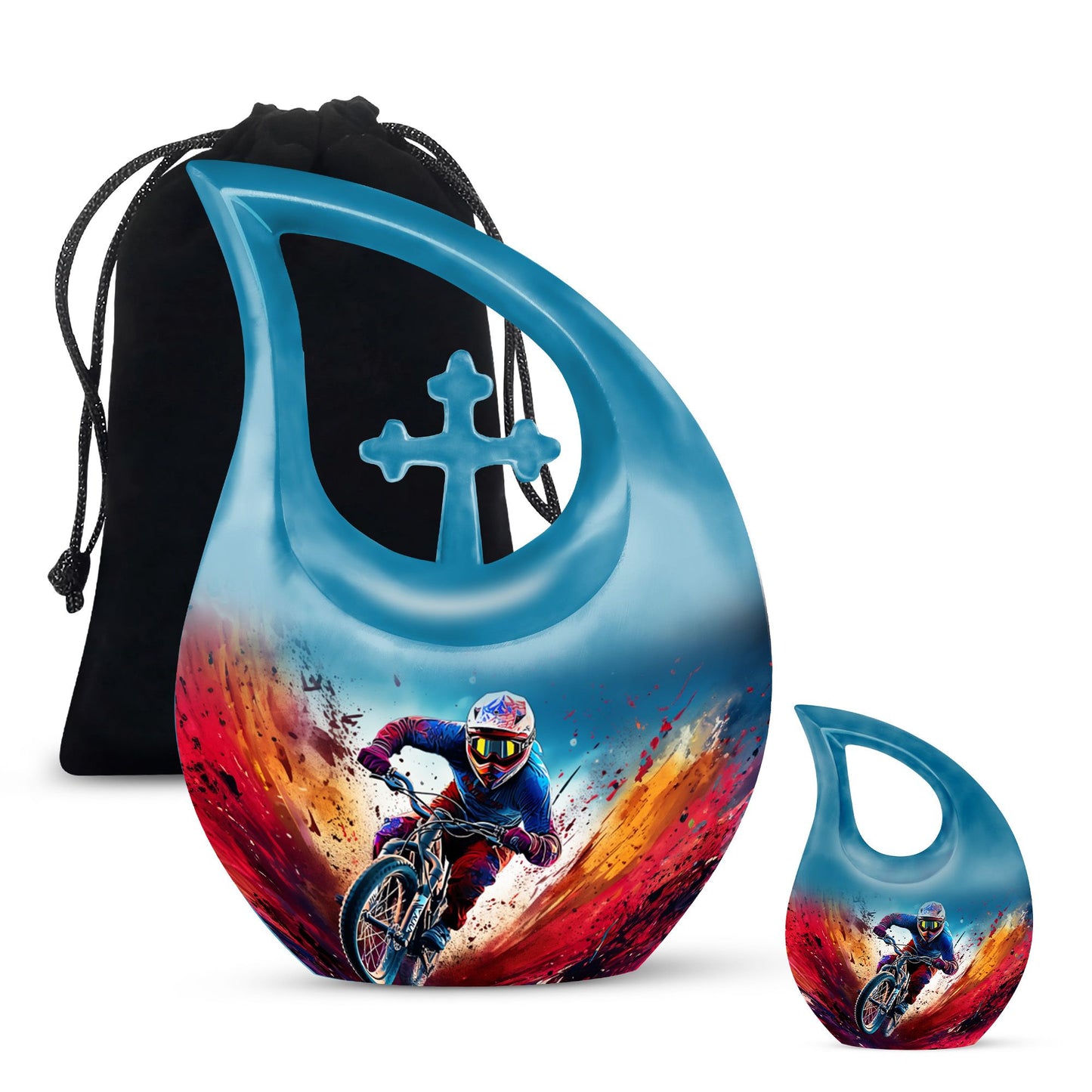 10 inch Explosive Bmx Rush Urn,