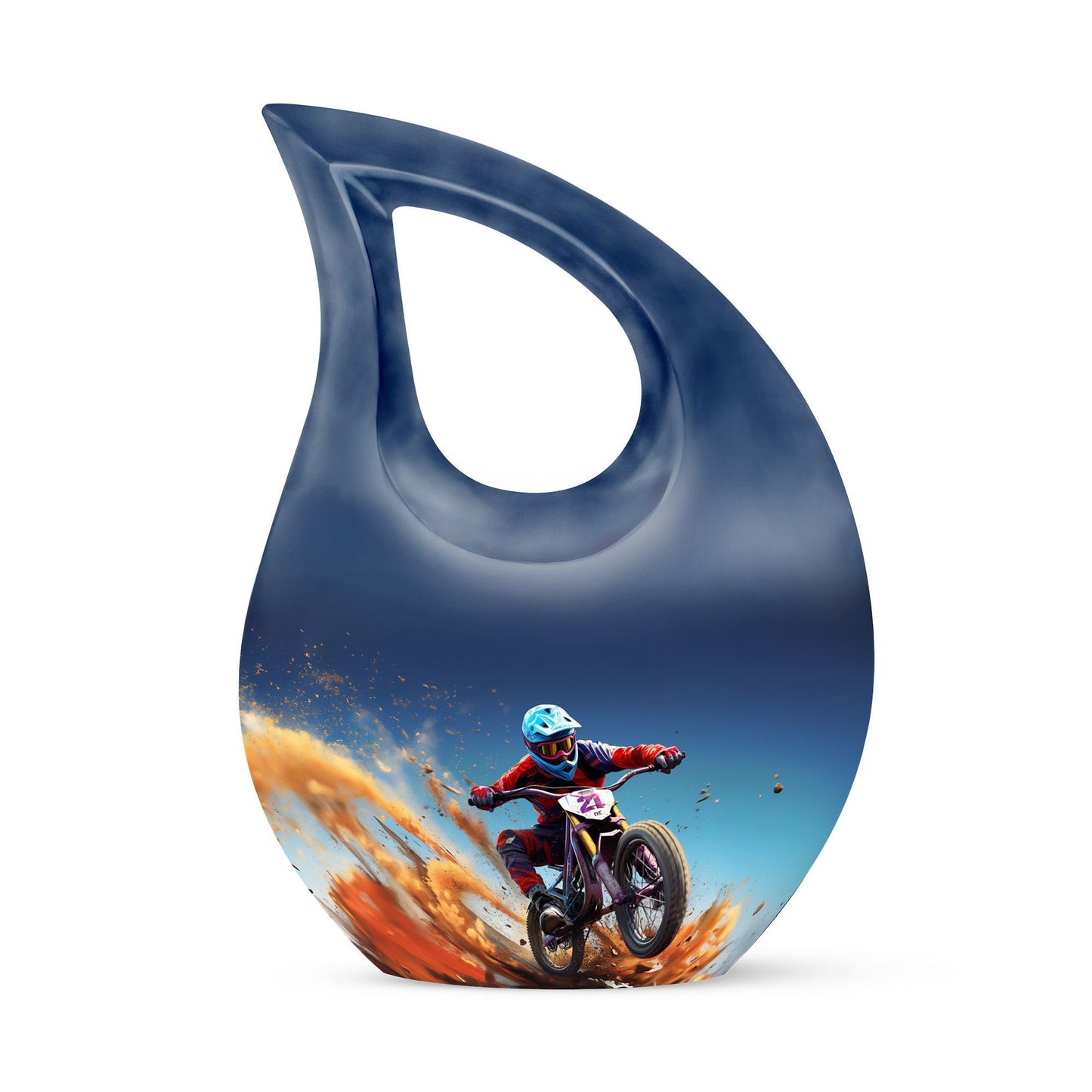 10 Inch Dirt Track Cyclone Urn