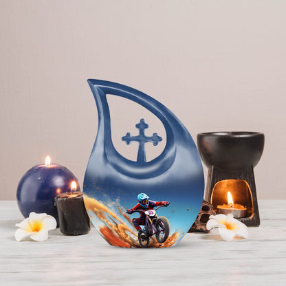10 Inch Dirt Track Cyclone Urn