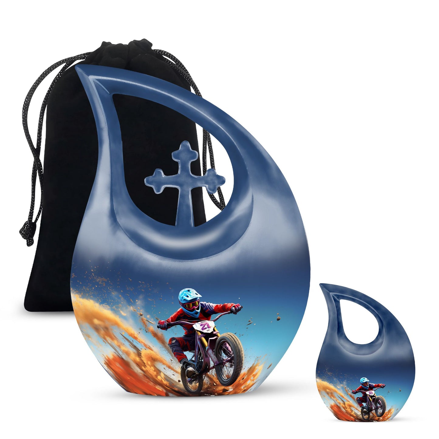 10 Inch Dirt Track Cyclone Urn