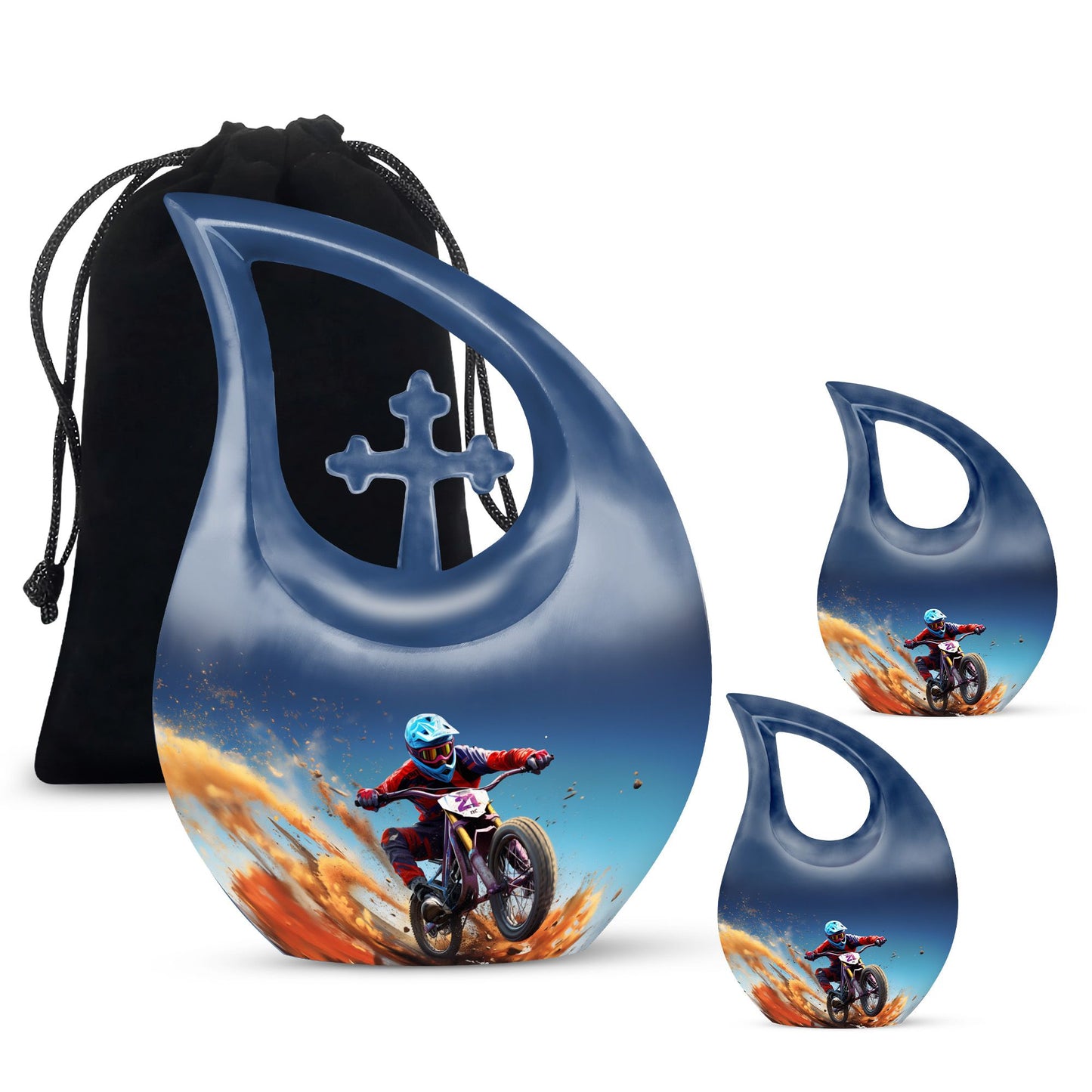 10 Inch Dirt Track Cyclone Urn