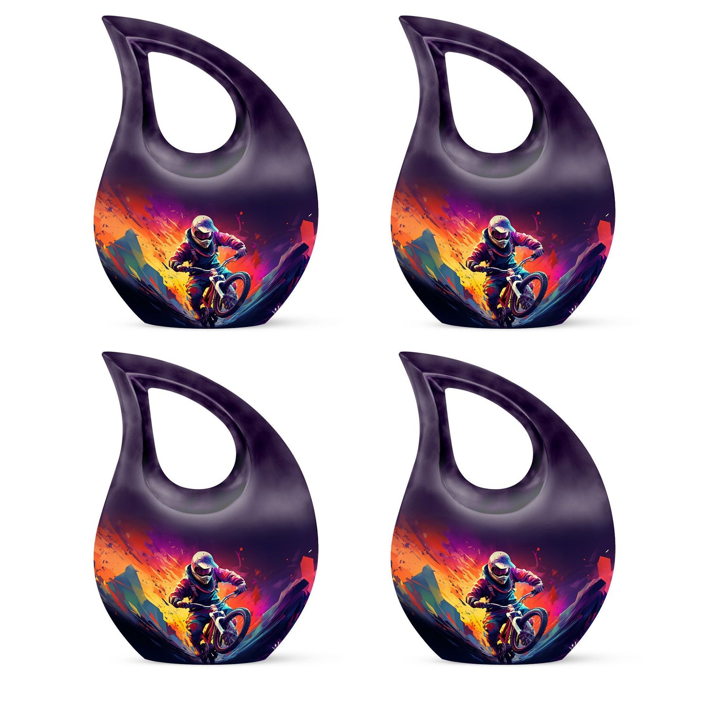 10-Inch Neon Blaze Ride Urn 