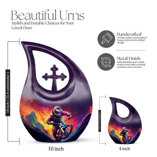 10-Inch Neon Blaze Ride Urn 