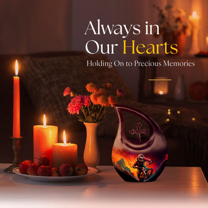 10-Inch Neon Blaze Ride Urn 