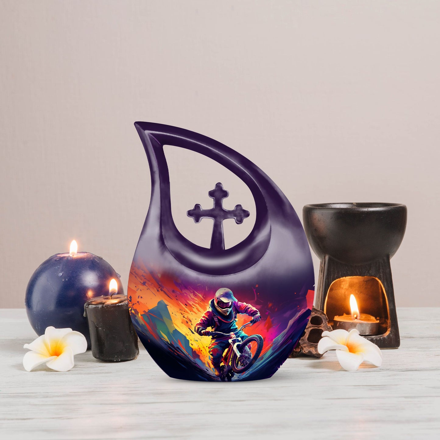 10-Inch Neon Blaze Ride Urn 