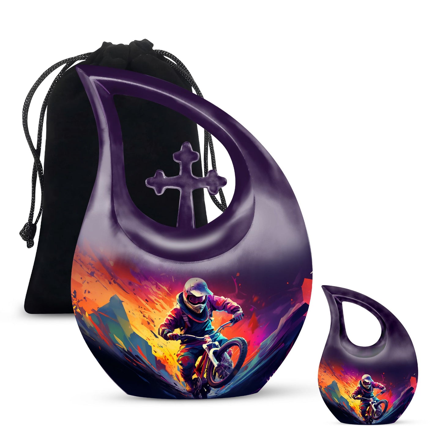 10-Inch Neon Blaze Ride Urn 