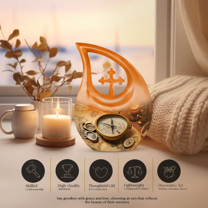10-inch Vintage Navigation Theme Urn