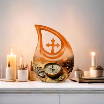 10-inch Vintage Navigation Theme Urn