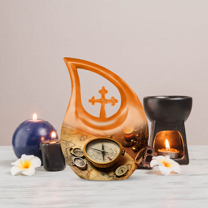 10-inch Vintage Navigation Theme Urn