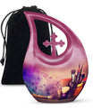 Artistic Painting Supplies Cross Drop Memorial Urn