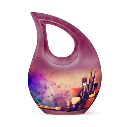 Artistic Painting Supplies Cross Drop Memorial Urn