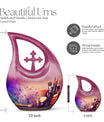 Artistic Painting Supplies Cross Drop Memorial Urn