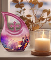 Artistic Painting Supplies Cross Drop Memorial Urn