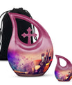 Artistic Painting Supplies Cross Drop Memorial Urn