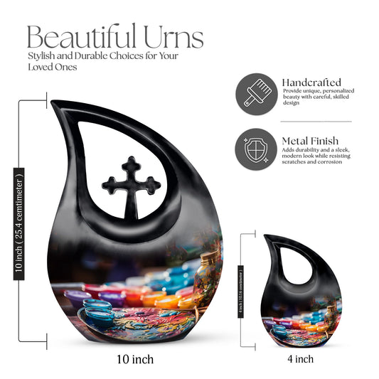  Brush urn 