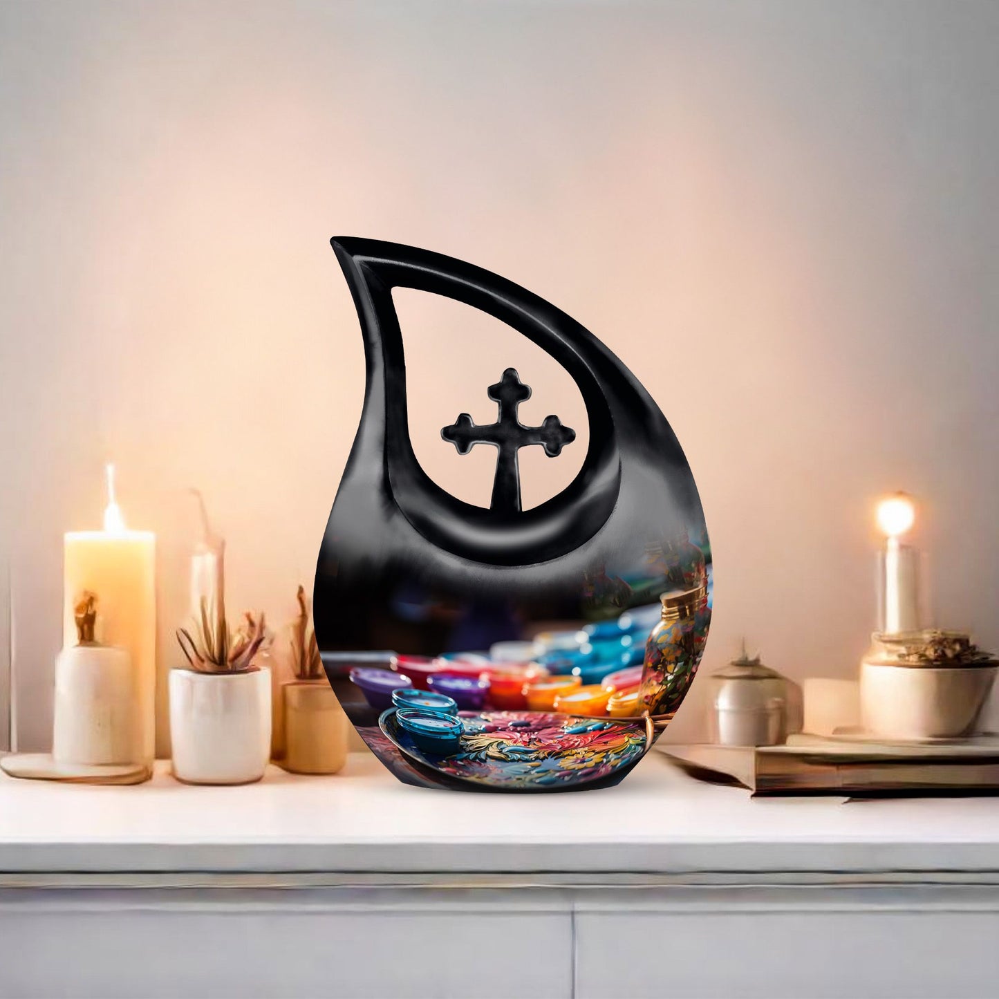  Brush urn 