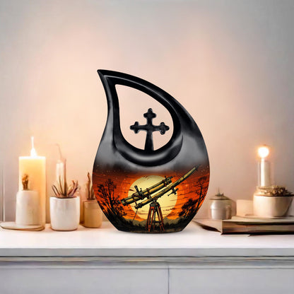 10 inch Stargazing At Twilight Urn, 