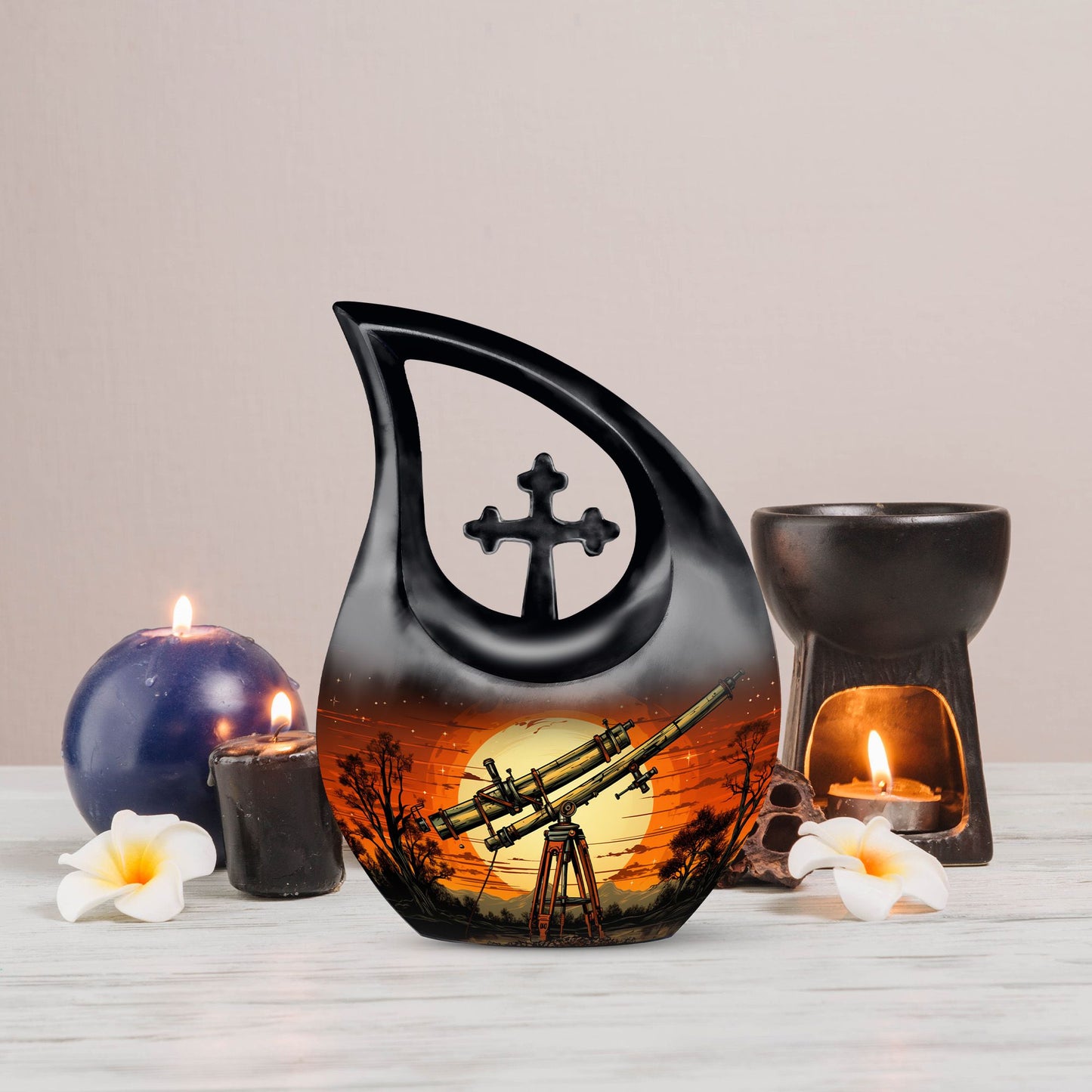 10 inch Stargazing At Twilight Urn, 