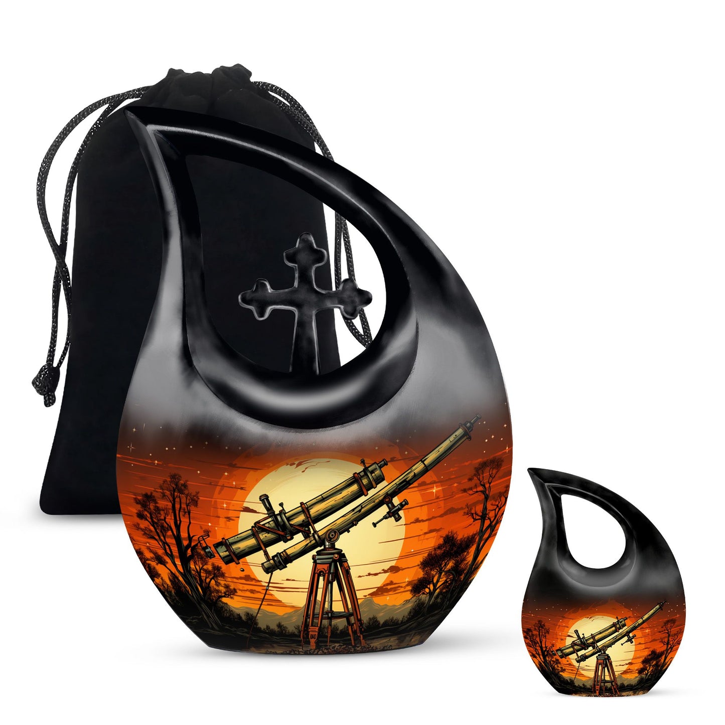 10 inch Stargazing At Twilight Urn, 