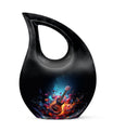Vibrant Guitar Fantasy Urn