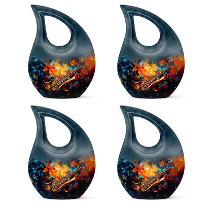 Abstract Jazz Trumpet Urn, 