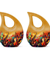 10 Inch Saxophone and Violin Double Urn