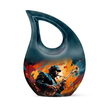  Saxophonist In The Urn,