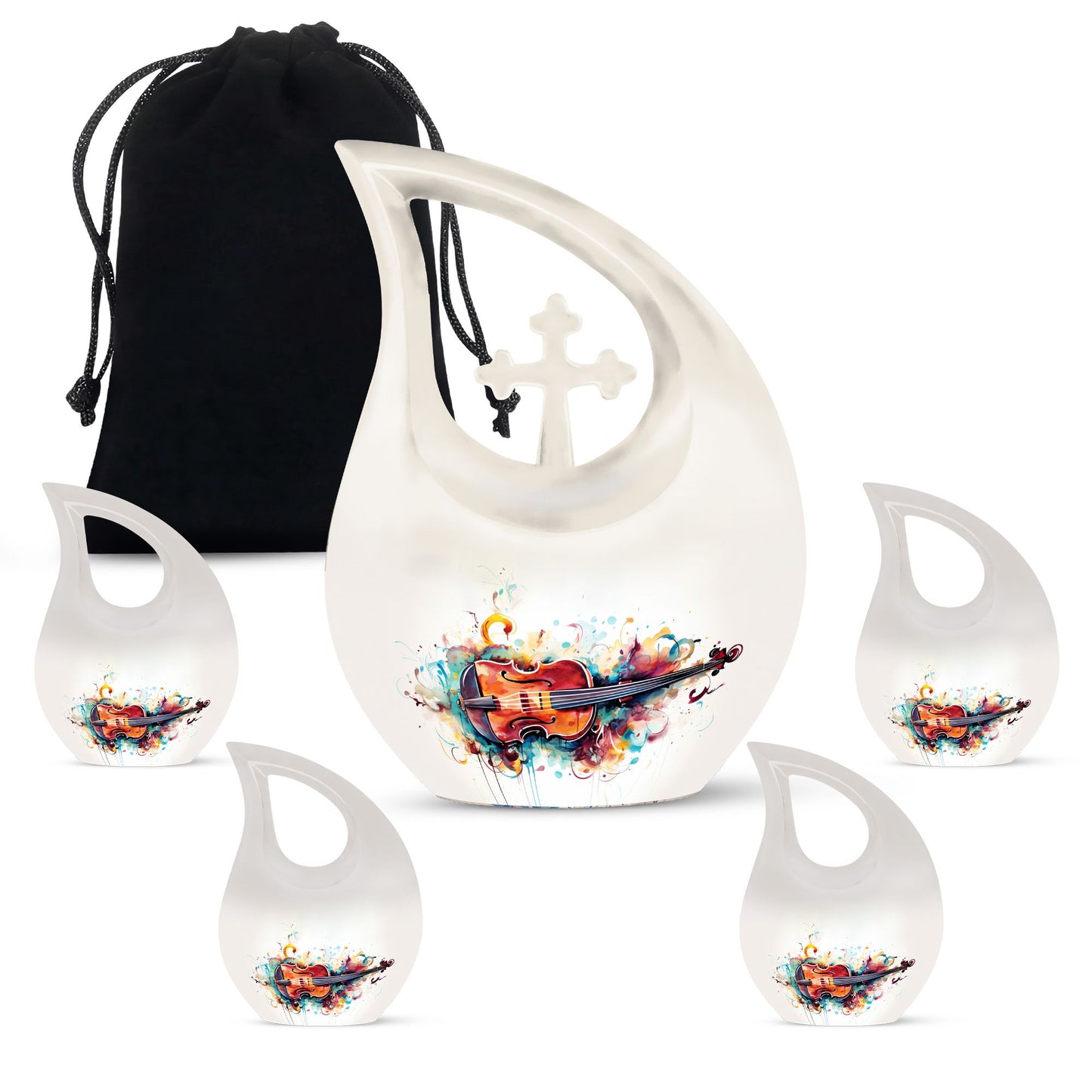10-inch Floral Symphony Urn,