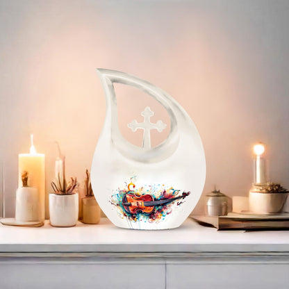 10-inch Floral Symphony Urn,