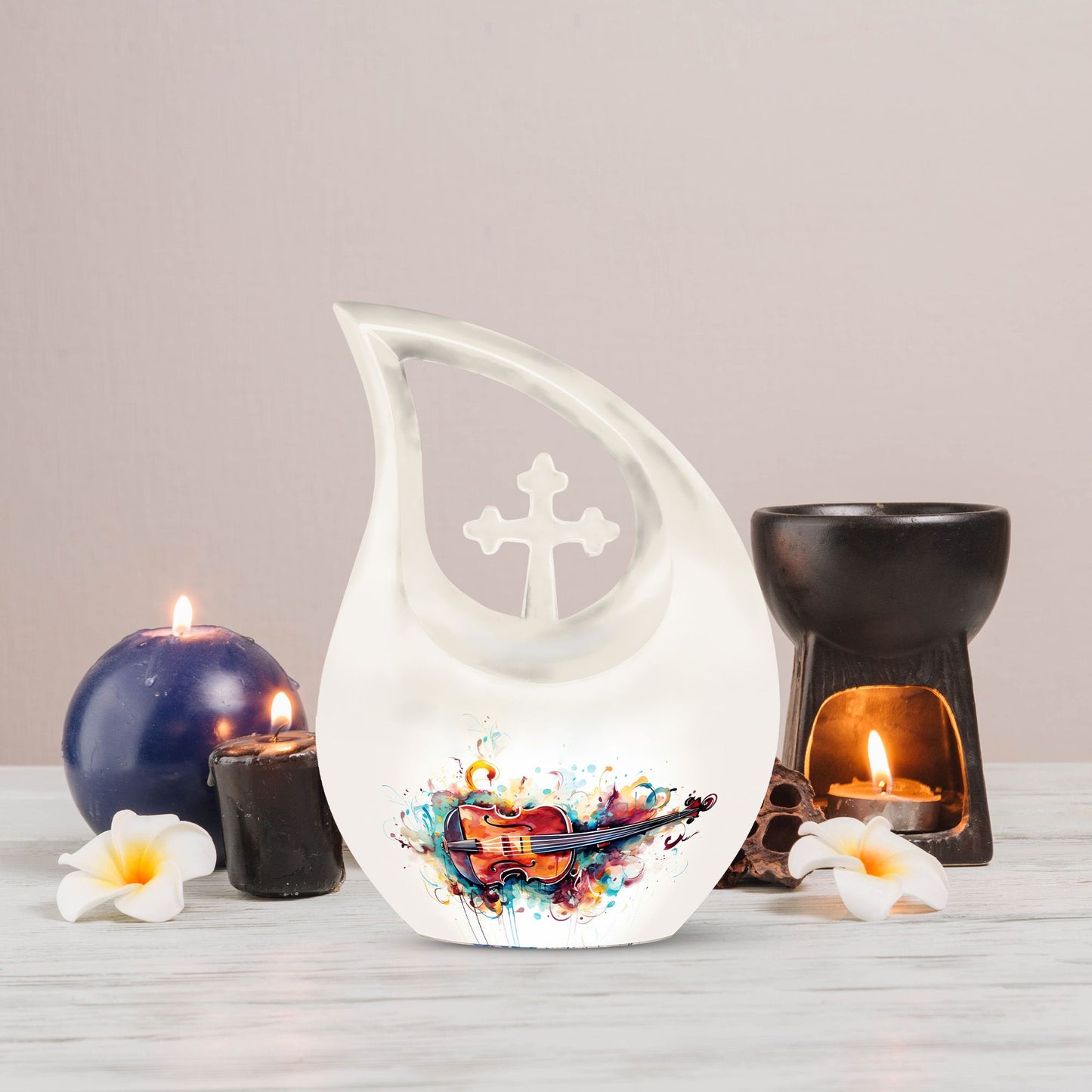 10-inch Floral Symphony Urn,
