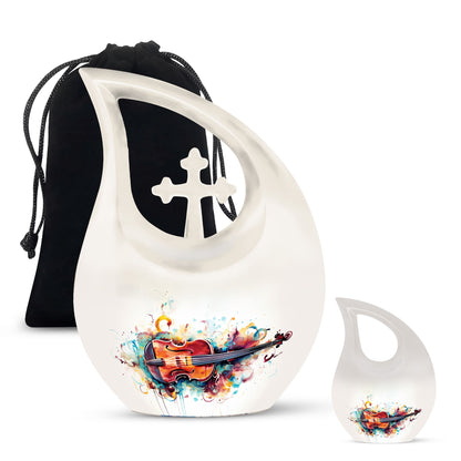 10-inch Floral Symphony Urn,