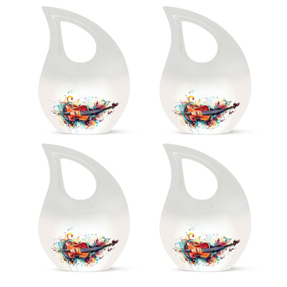 Watercolor Violin Sonata-design urn