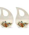 Cross Drop Abstract Violin Composition Urn 