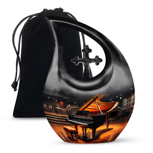 10 inch Grand Piano on Urn, 