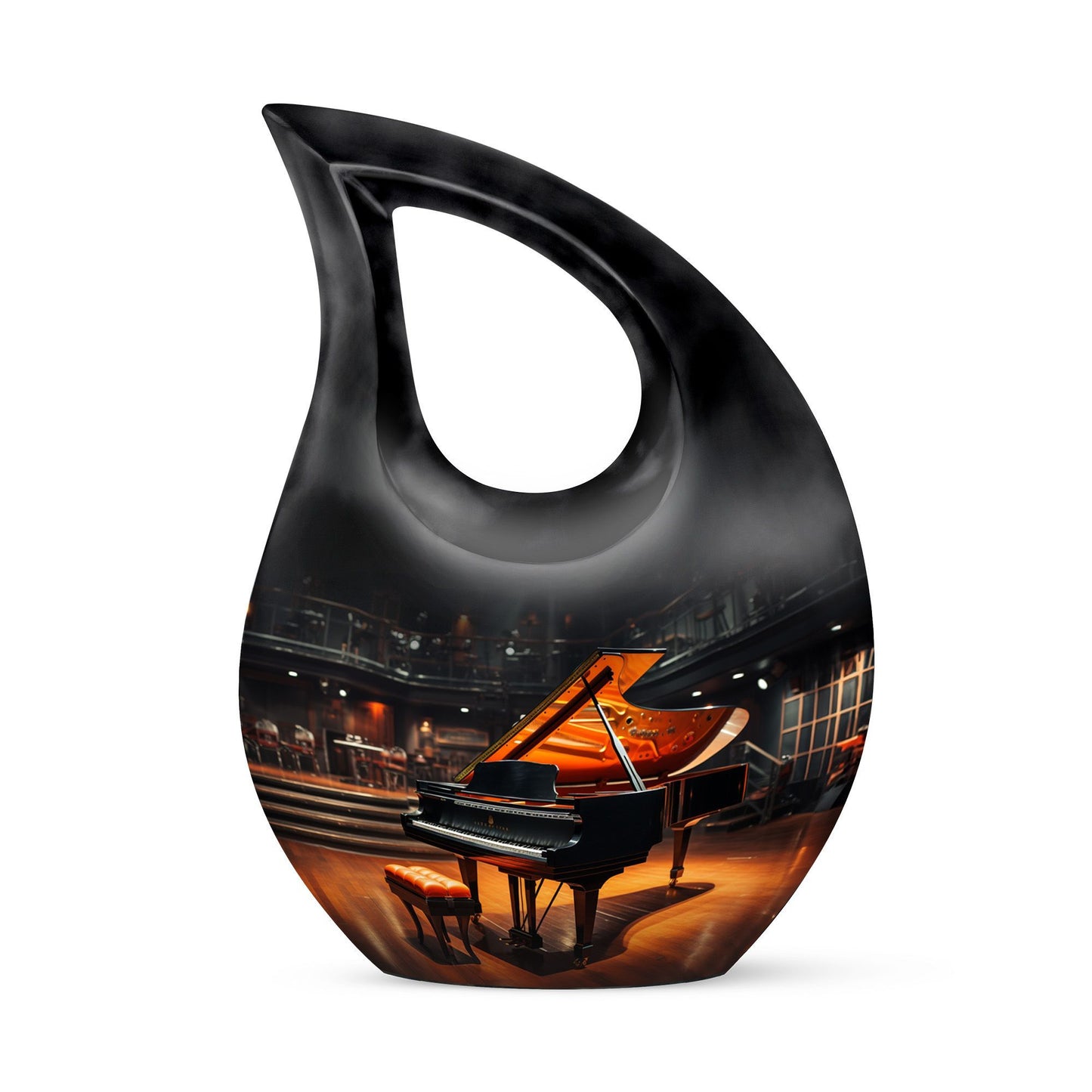 10 inch Grand Piano on Urn, 