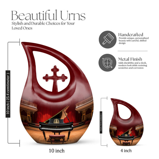 Elegant Concert Grand Urn