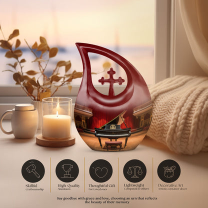 Elegant Concert Grand Urn