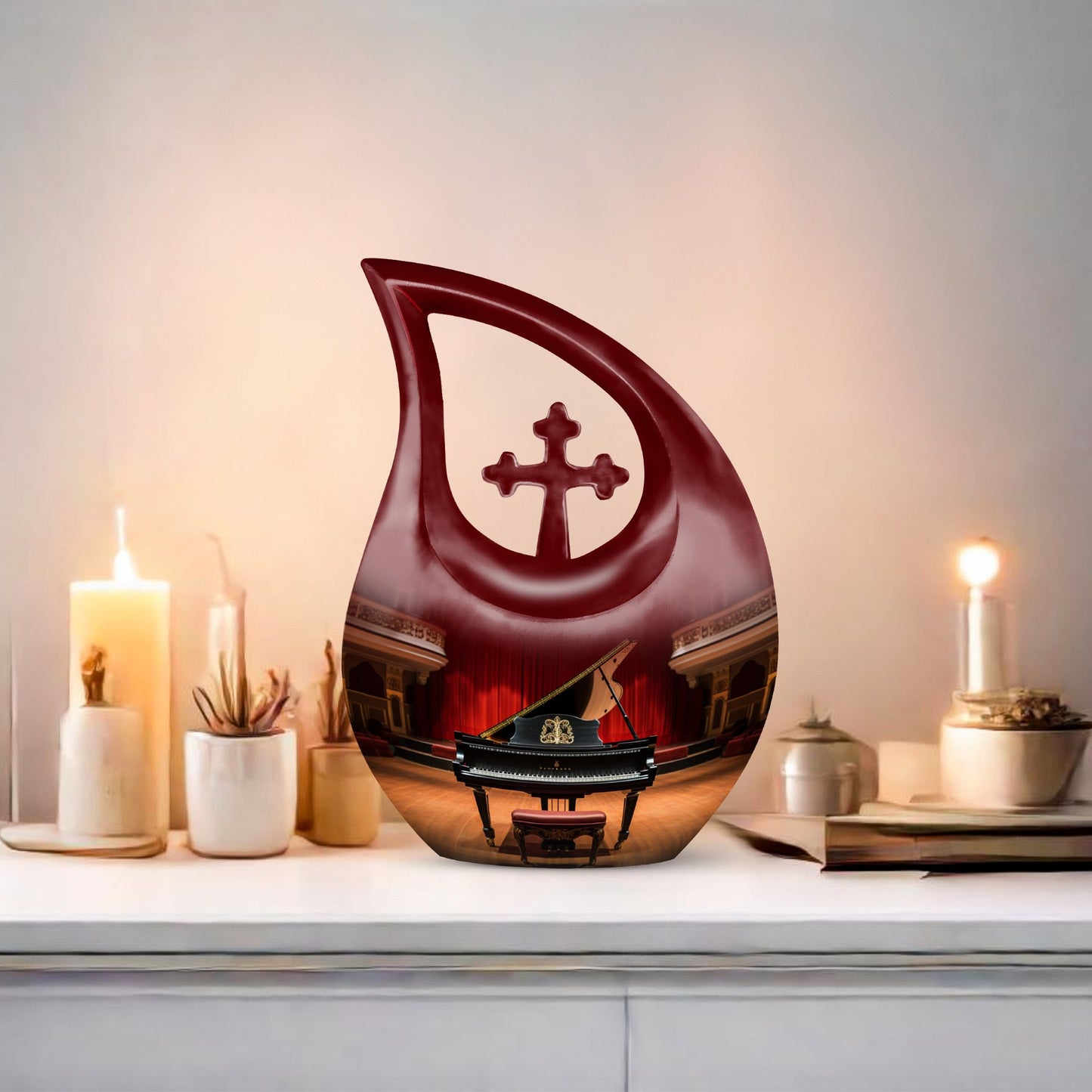 Elegant Concert Grand Urn