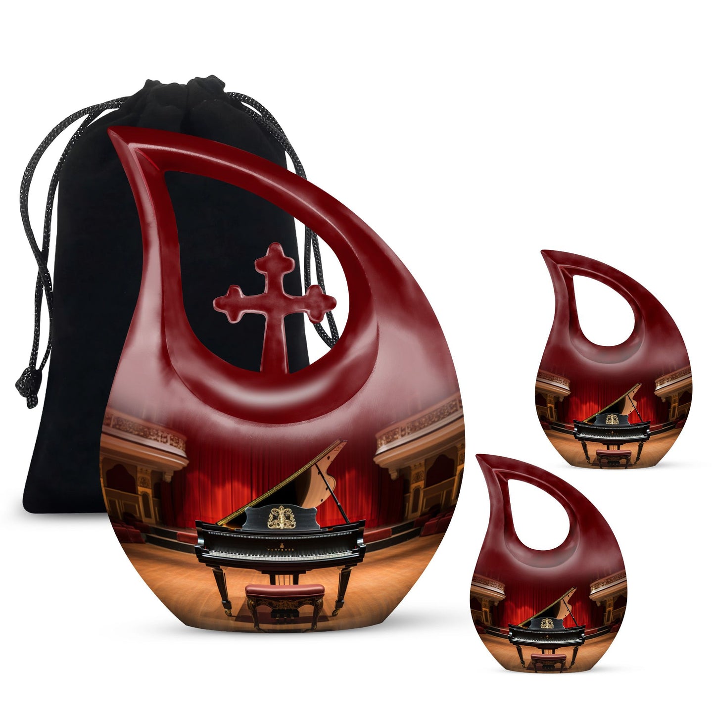 Elegant Concert Grand Urn