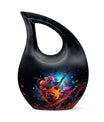 Vibrant Guitar Eruption Urn 